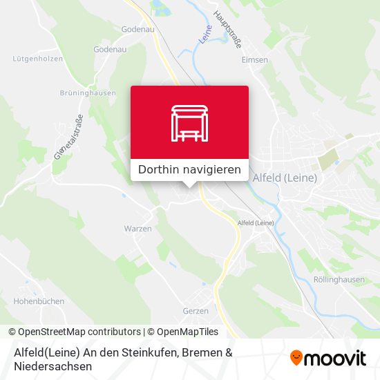 Alfeld(Leine) An den Steinkufen Karte