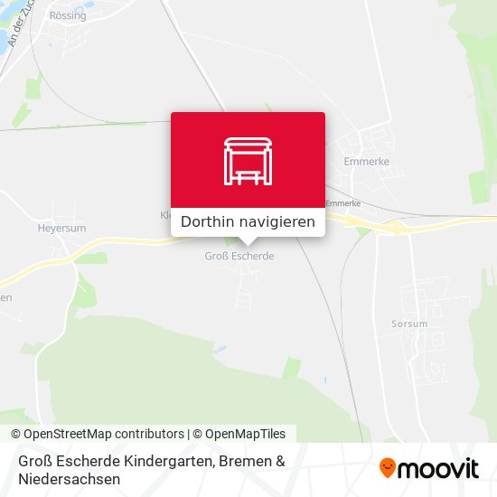 Groß Escherde Kindergarten Karte