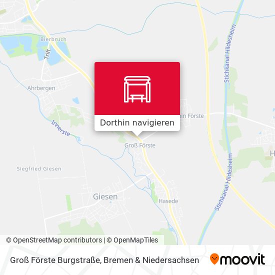 Groß Förste Burgstraße Karte