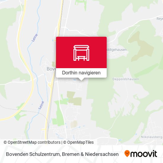 Bovenden Schulzentrum Karte