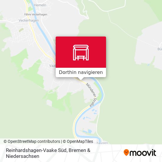 Reinhardshagen-Vaake Süd Karte