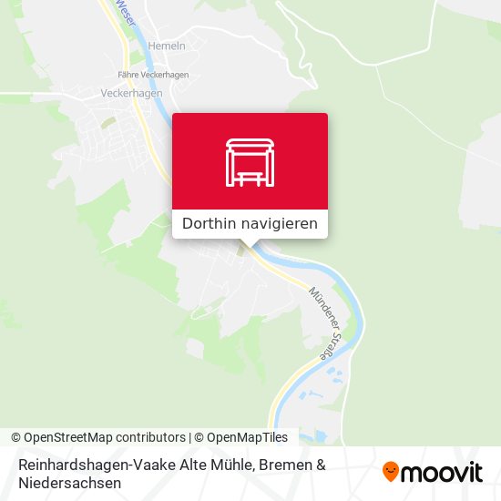 Reinhardshagen-Vaake Alte Mühle Karte