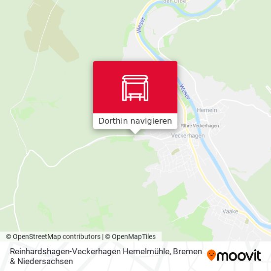 Reinhardshagen-Veckerhagen Hemelmühle Karte
