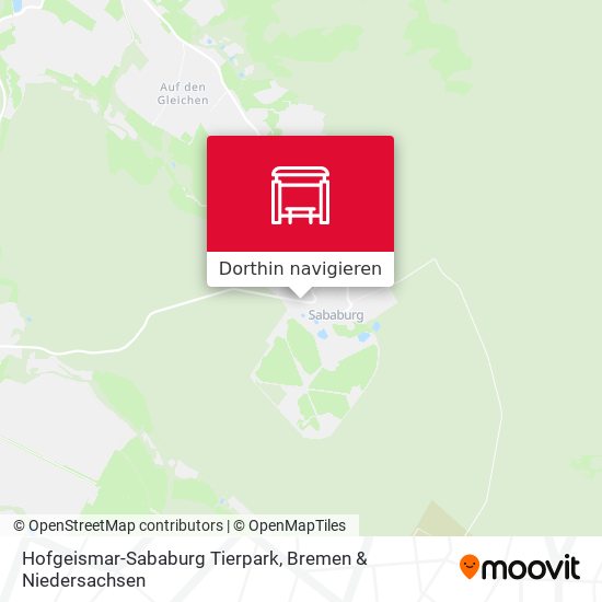 Hofgeismar-Sababurg Tierpark Karte