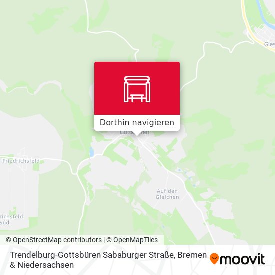Trendelburg-Gottsbüren Sababurger Straße Karte