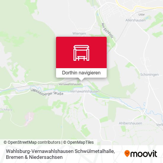 Wahlsburg-Vernawahlshausen Schwülmetalhalle Karte