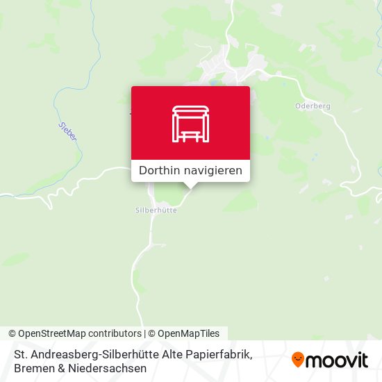 St. Andreasberg-Silberhütte Alte Papierfabrik Karte