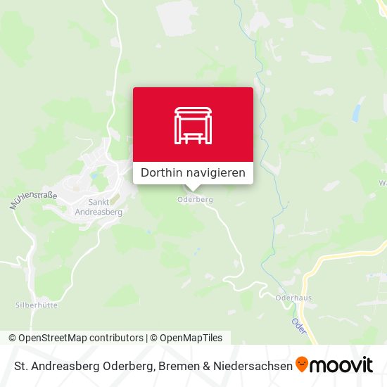 St. Andreasberg Oderberg Karte