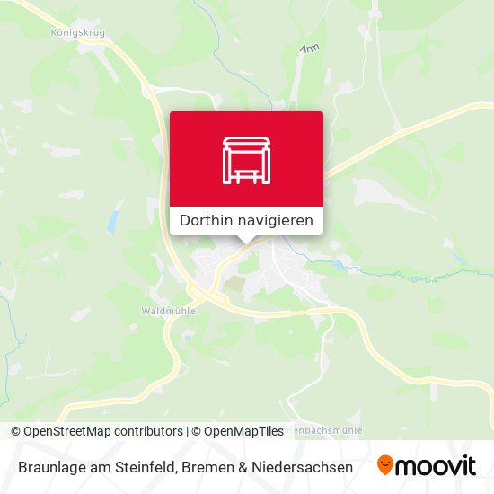 Braunlage am Steinfeld Karte