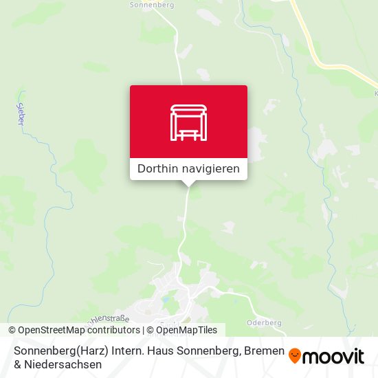 Sonnenberg(Harz) Intern. Haus Sonnenberg Karte