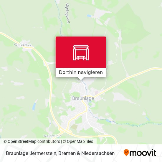 Braunlage Jermerstein Karte