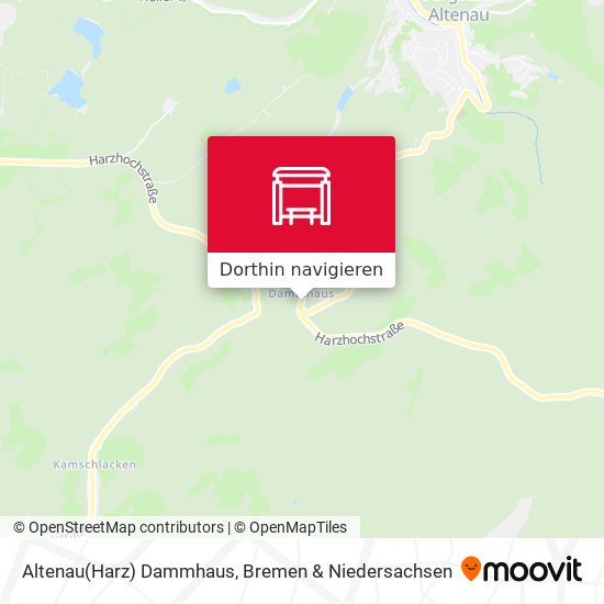 Altenau(Harz) Dammhaus Karte