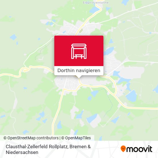 Clausthal-Zellerfeld Rollplatz Karte
