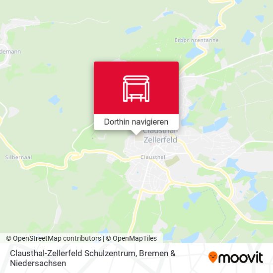 Clausthal-Zellerfeld Schulzentrum Karte