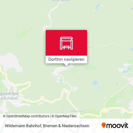 Wildemann Bahnhof Karte