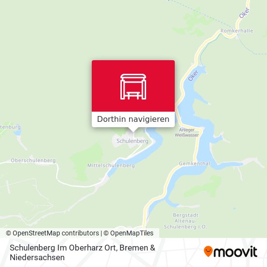 Schulenberg Im Oberharz Ort Karte