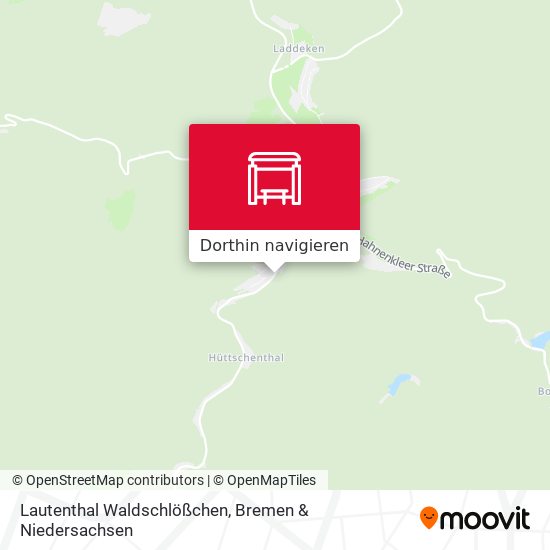 Lautenthal Waldschlößchen Karte