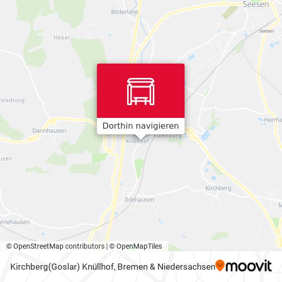 Kirchberg(Goslar) Knüllhof Karte