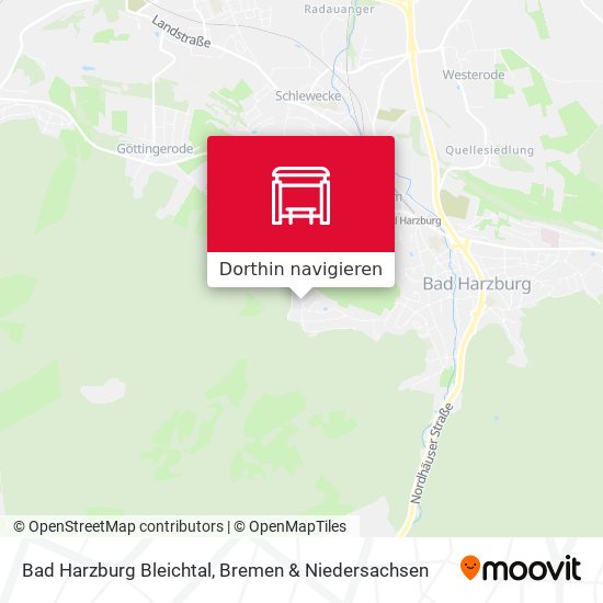 Bad Harzburg Bleichtal Karte