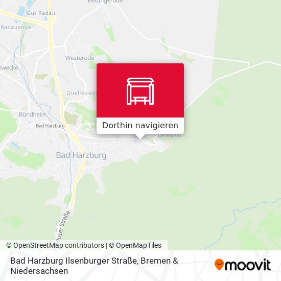 Bad Harzburg Ilsenburger Straße Karte