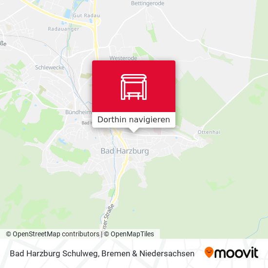 Bad Harzburg Schulweg Karte