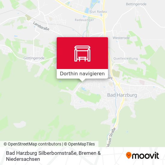 Bad Harzburg Silberbornstraße Karte