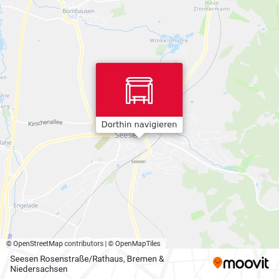 Seesen Rosenstraße/Rathaus Karte