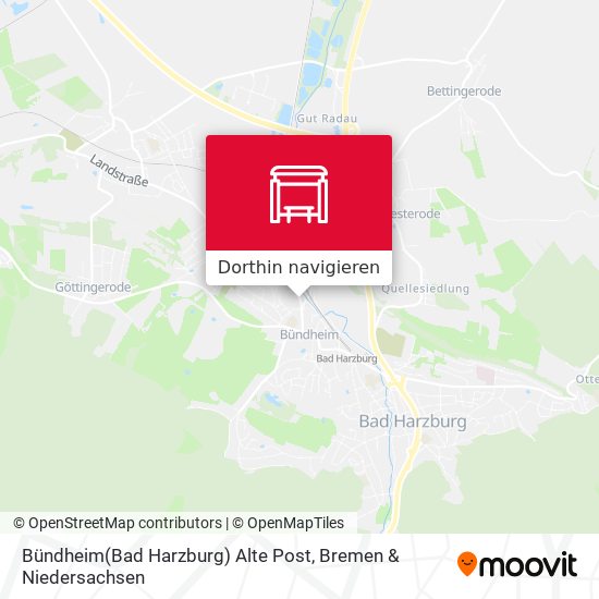 Bündheim(Bad Harzburg) Alte Post Karte