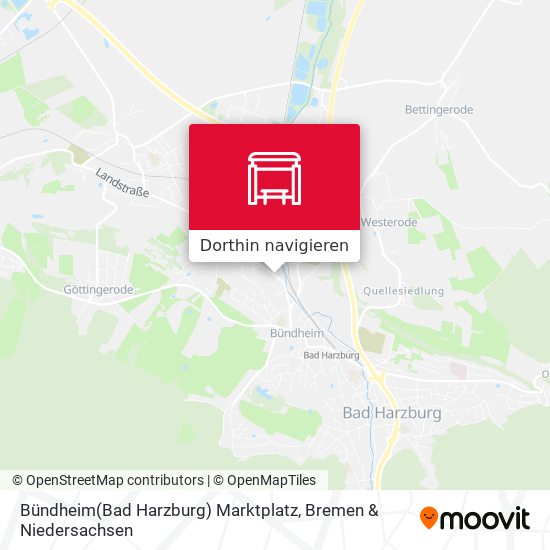 Bündheim(Bad Harzburg) Marktplatz Karte