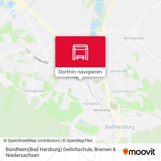 Bündheim(Bad Harzburg) Deilichschule Karte