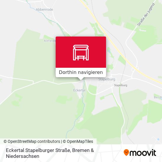 Eckertal Stapelburger Straße Karte