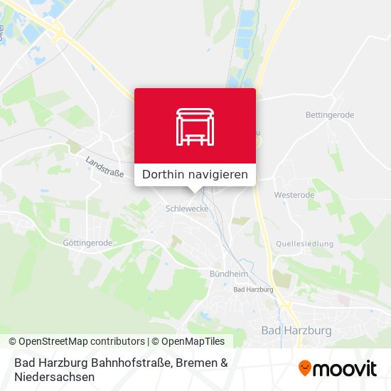 Bad Harzburg Bahnhofstraße Karte