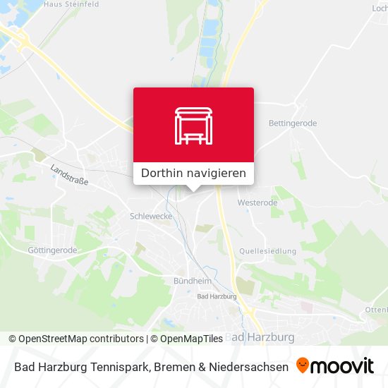 Bad Harzburg Tennispark Karte