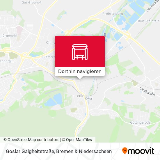 Goslar Galgheitstraße Karte