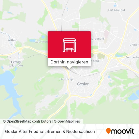 Goslar Alter Friedhof Karte