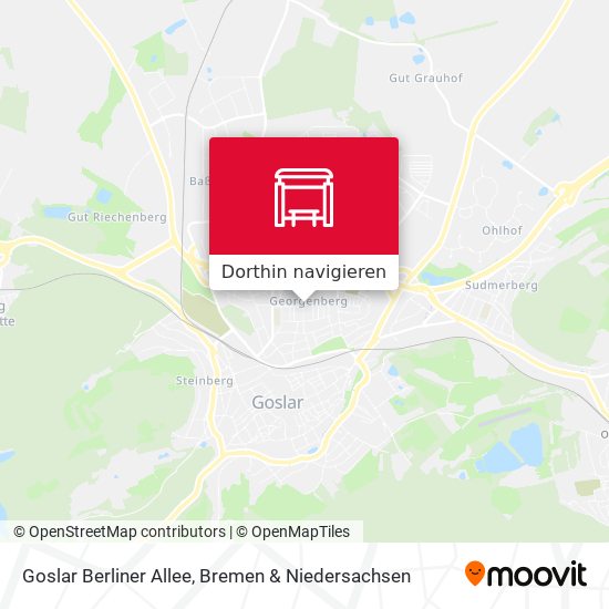 Goslar Berliner Allee Karte