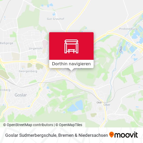 Goslar Sudmerbergschule Karte