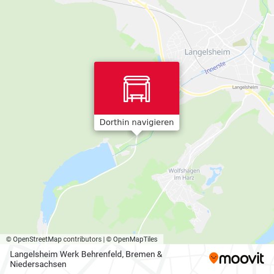 Langelsheim Werk Behrenfeld Karte
