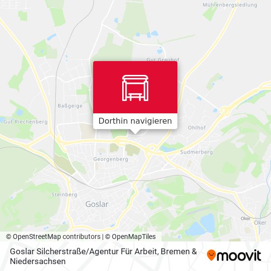 Goslar Silcherstraße / Agentur Für Arbeit Karte