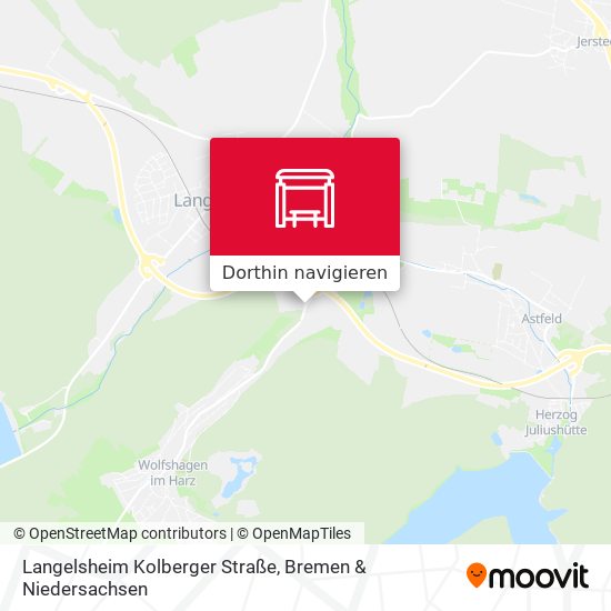 Langelsheim Kolberger Straße Karte