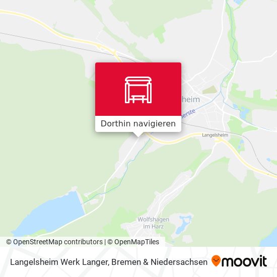 Langelsheim Werk Langer Karte