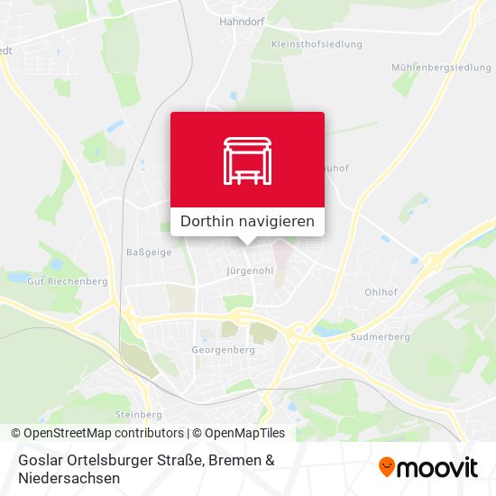 Goslar Ortelsburger Straße Karte