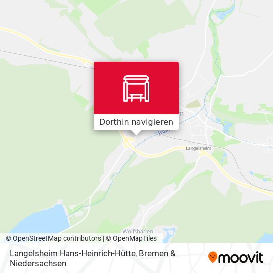 Langelsheim Hans-Heinrich-Hütte Karte