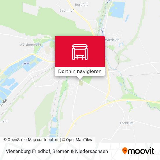 Vienenburg Friedhof Karte