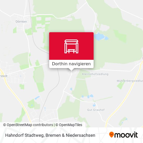 Hahndorf Stadtweg Karte