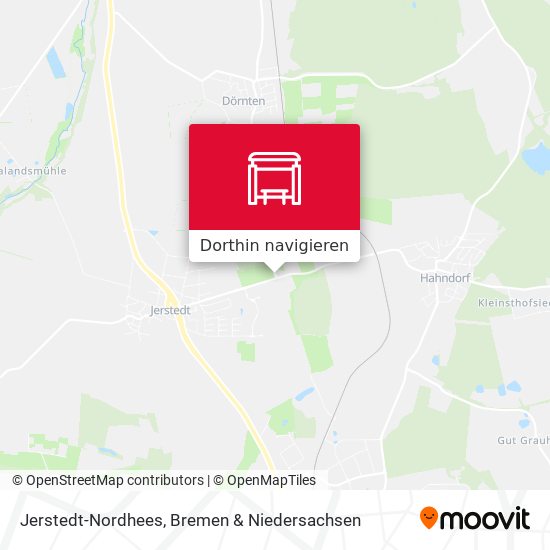 Jerstedt-Nordhees Karte