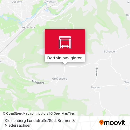 Kleinenberg Landstraße/Süd Karte