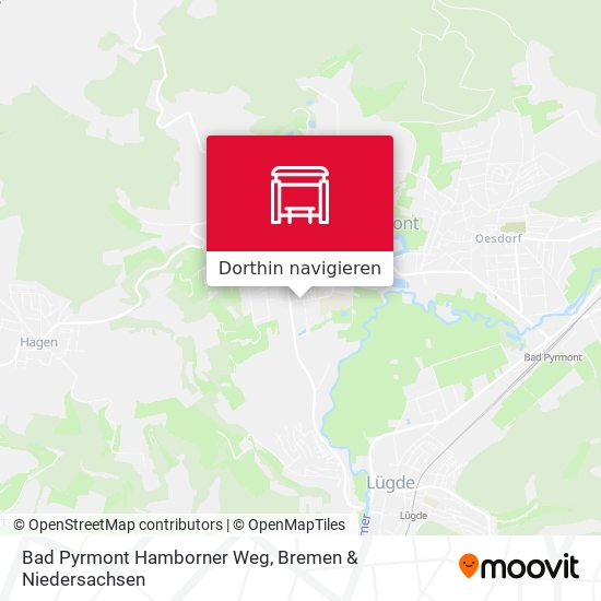 Bad Pyrmont Hamborner Weg Karte