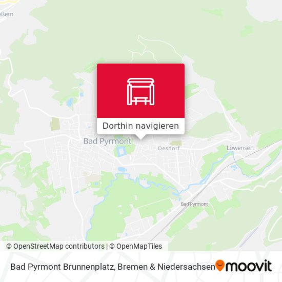 Bad Pyrmont Brunnenplatz Karte