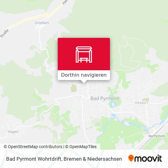 Bad Pyrmont Wohrtdrift Karte